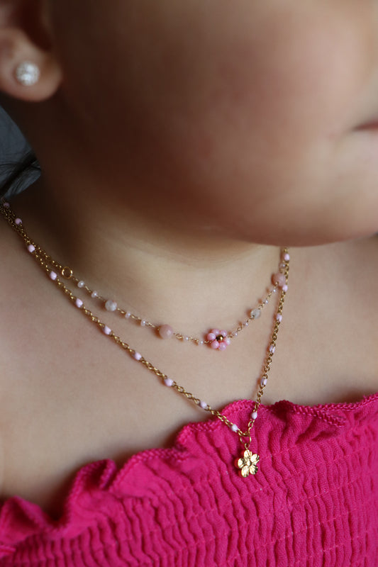 Flowers Layer Necklaces
