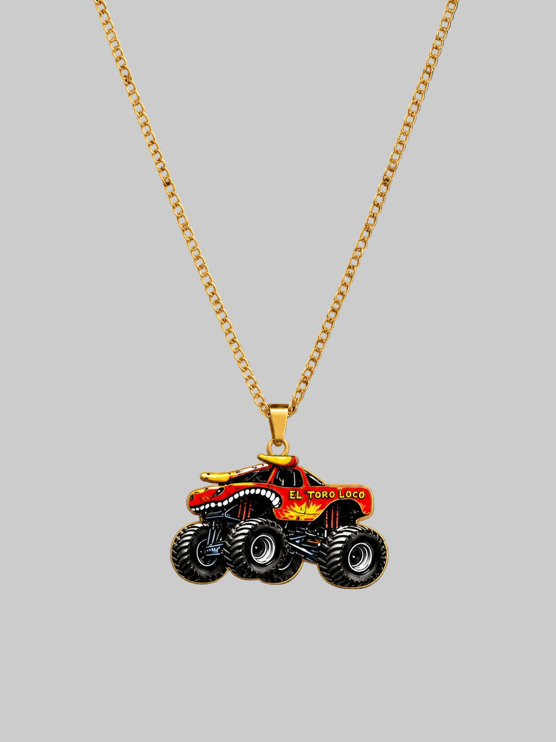 Monster Truck Toro Necklace