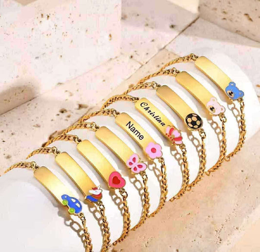 Engraved Baby Bracelet