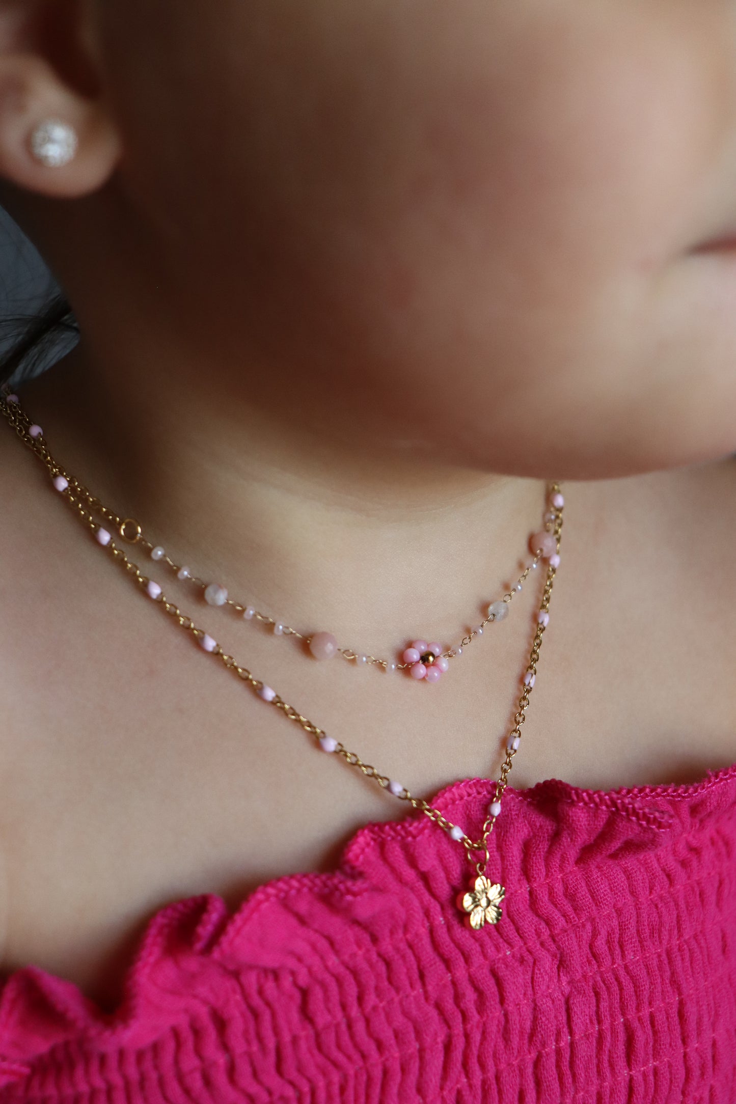 Flowers Layer Necklaces