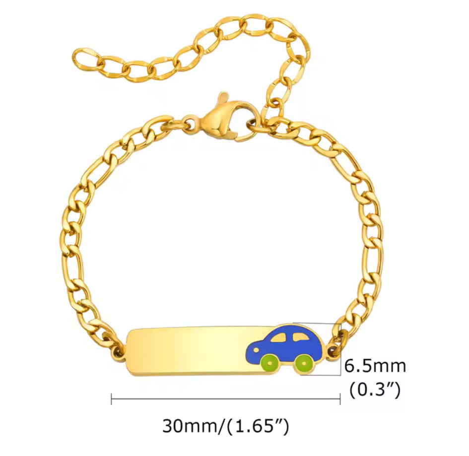 Engraved Baby Bracelet