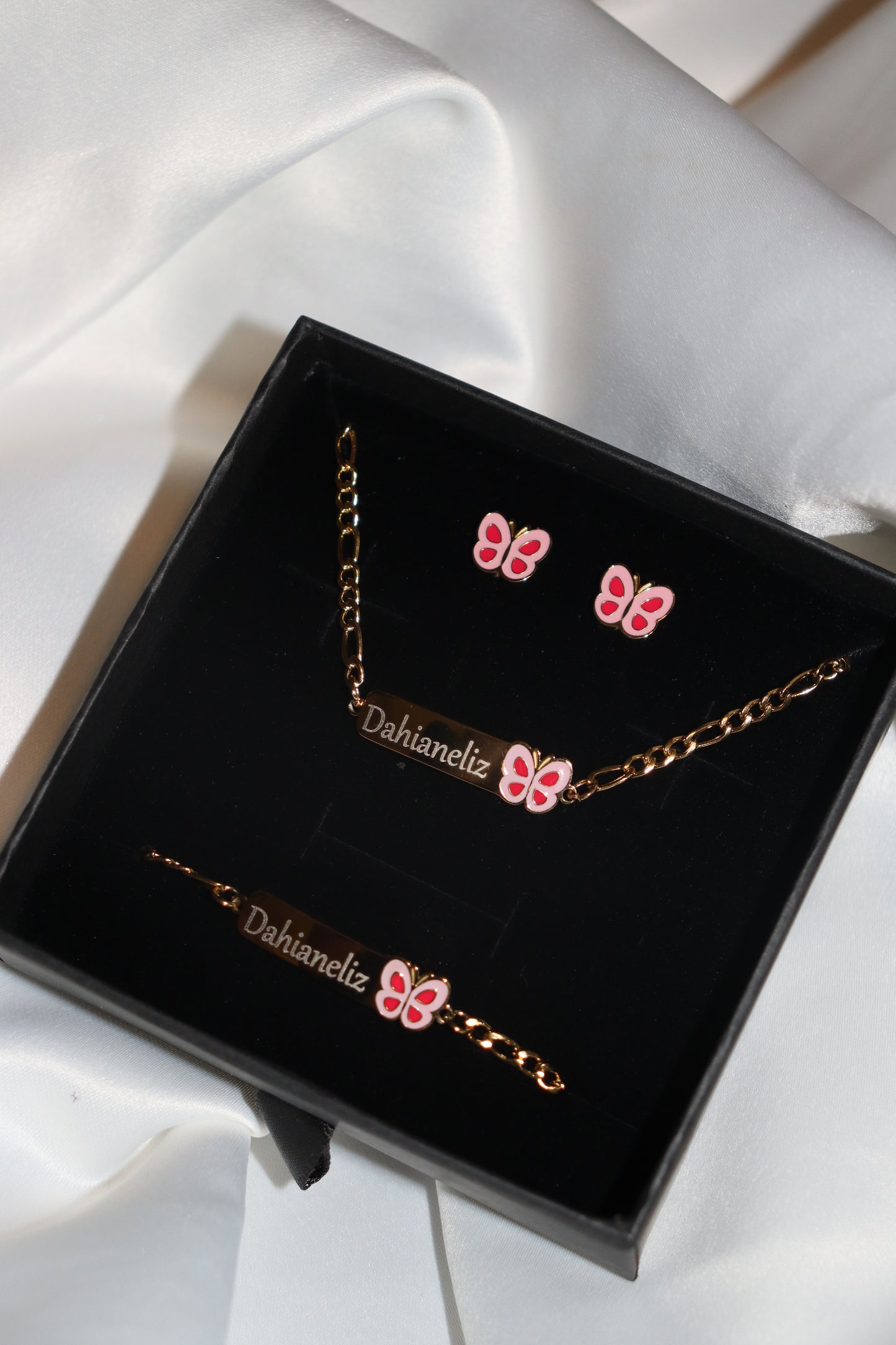 Butterfly Personalized Set + Earrings