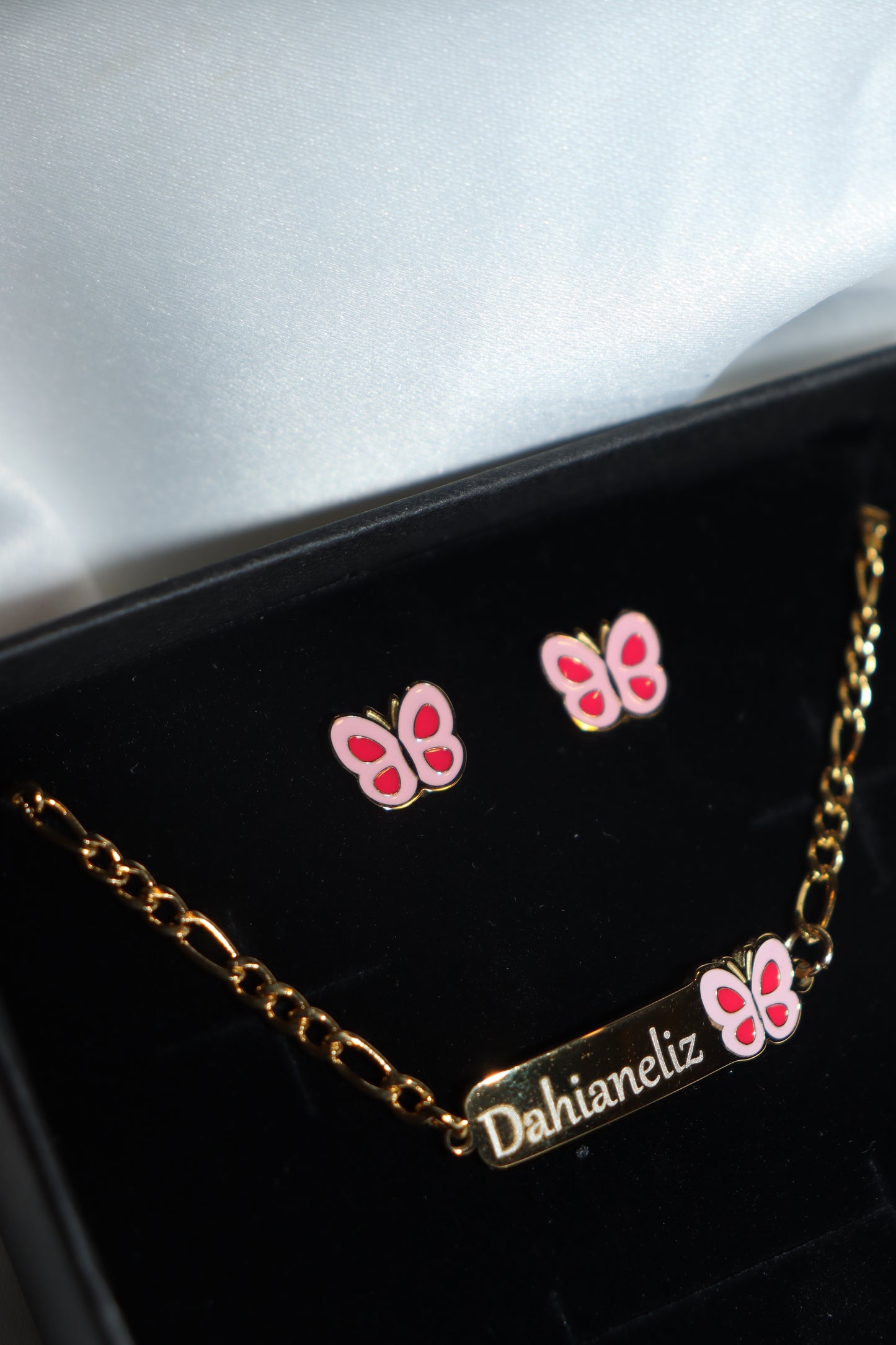 Butterfly Personalized Set + Earrings