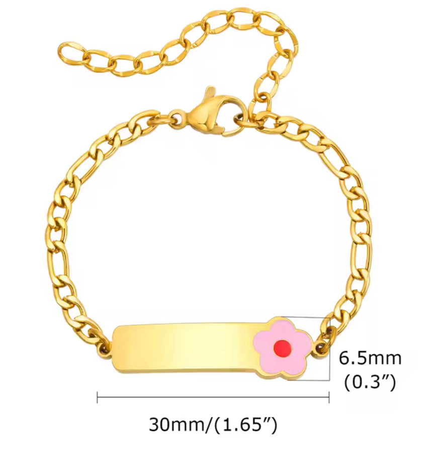 Engraved Baby Bracelet