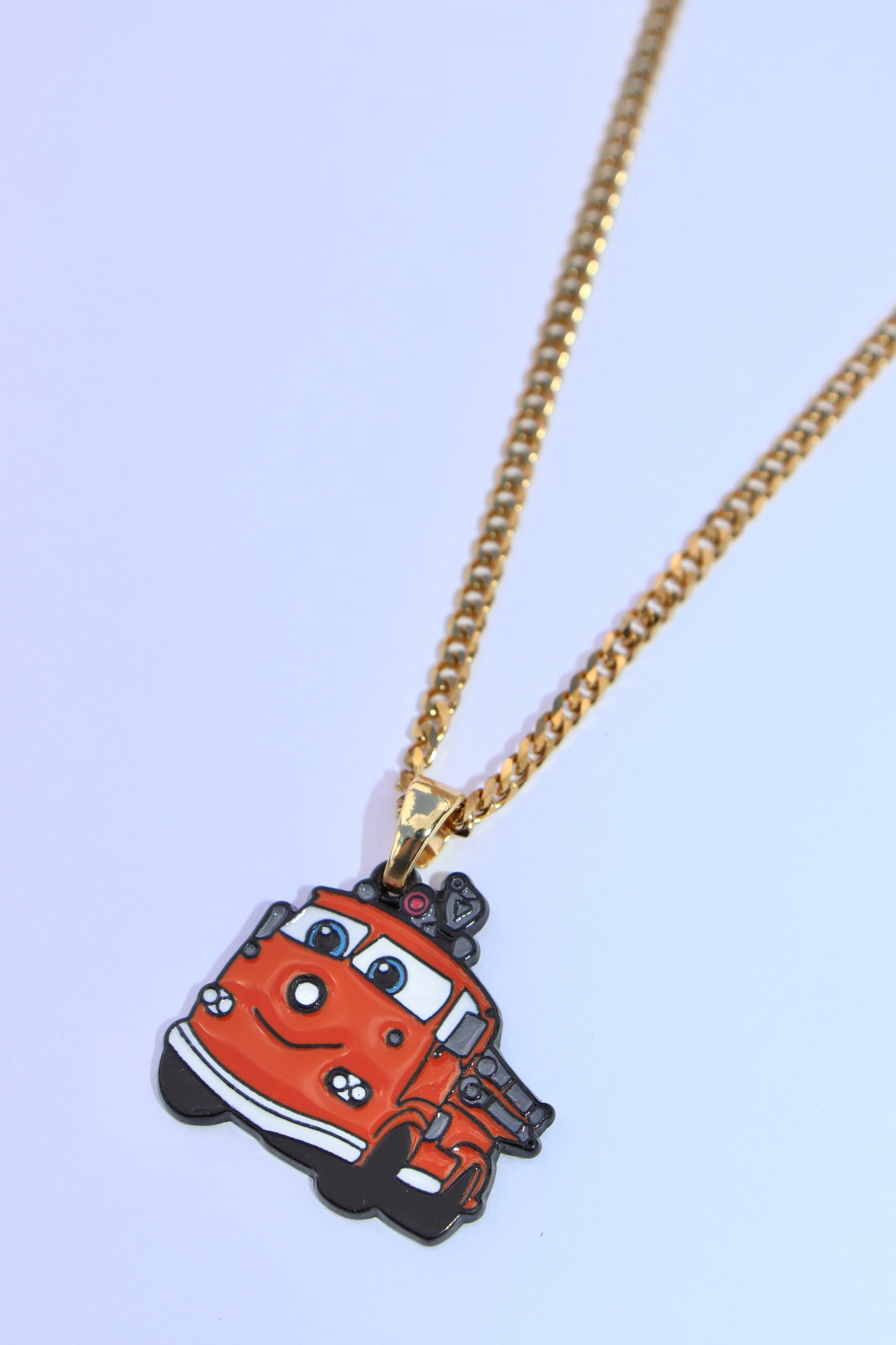 Fire truck Necklace