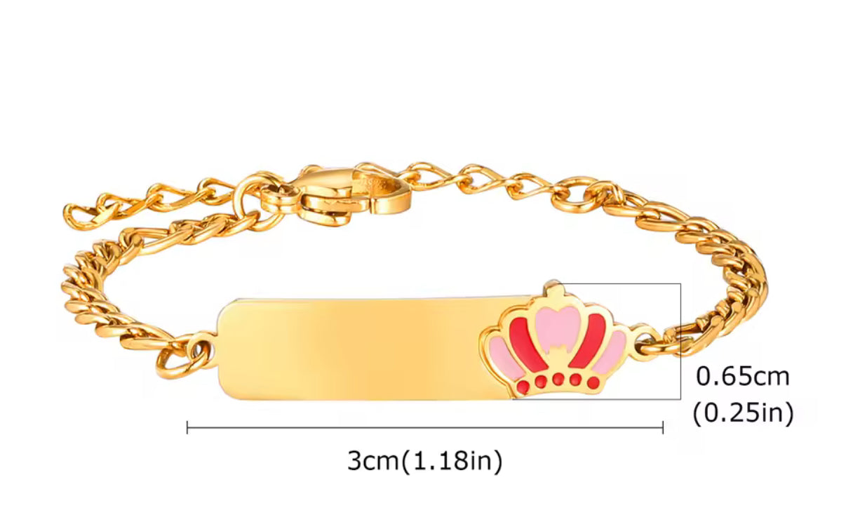Engraved Baby Bracelet