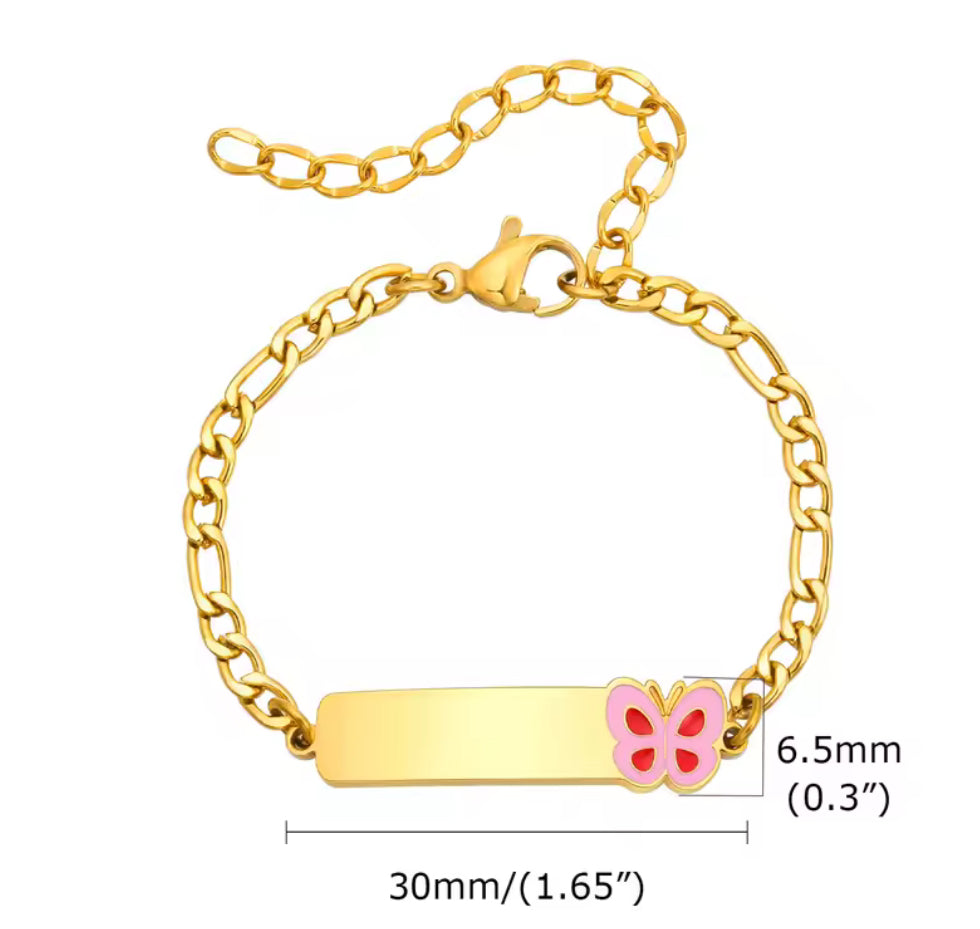 Engraved Baby Bracelet