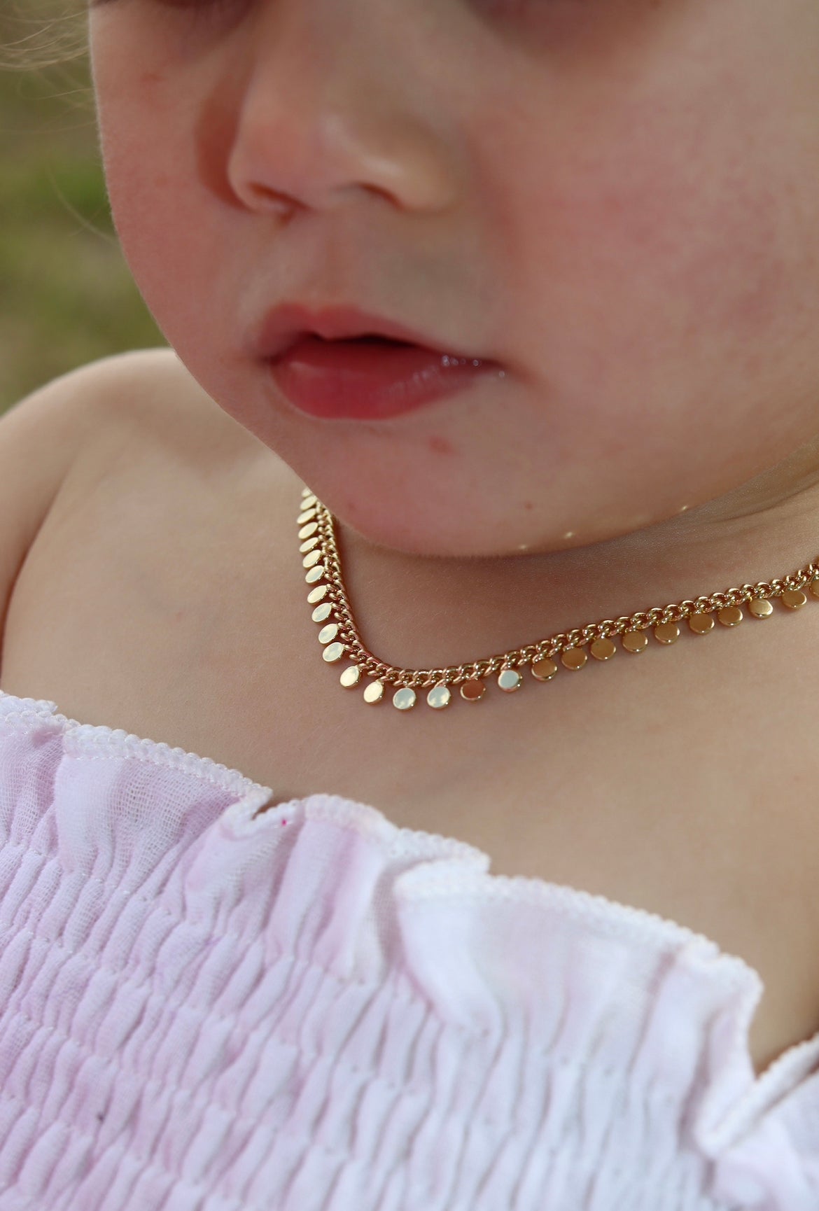 Golden Dot Necklace