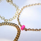 Hot Pink Anklet